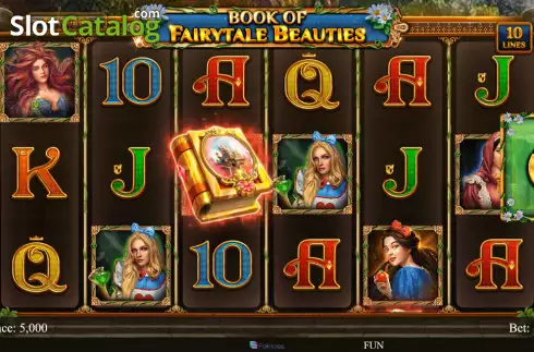 Скрин2. Book of Fairytale Beauties слот