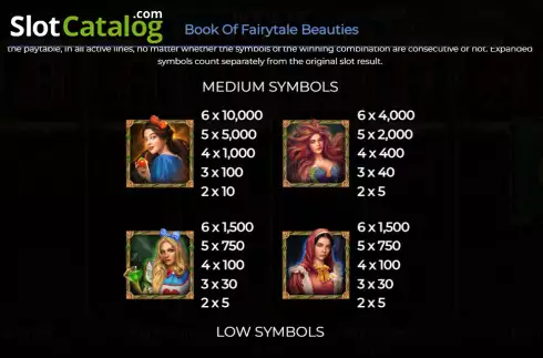 Скрин8. Book of Fairytale Beauties слот