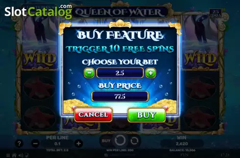 Скрин6. Queen of Water слот