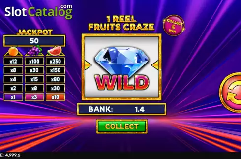 Скрин4. 1 Reel - Frutis Craze слот