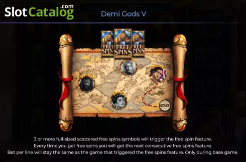 Скрин9. Demi Gods V слот