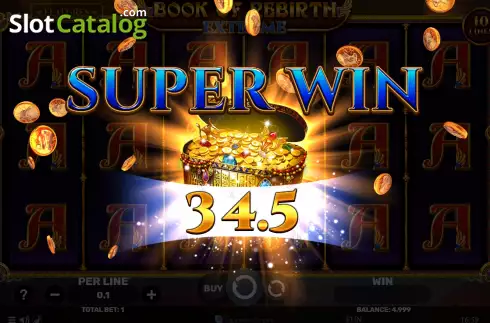 Скрин3. Book of Rebirth Extreme слот