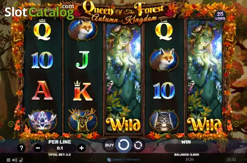 Скрин2. Queen of the Forest - Autumn Kingdom слот