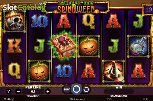 Скрин2. Book of SpinOWeen слот