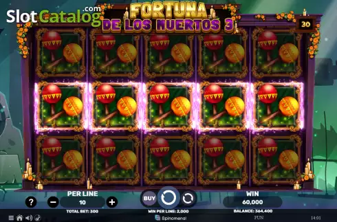 Скрин3. Fortuna De Los Muertos 3 слот