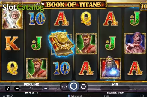 Скрин2. Book of Titans слот