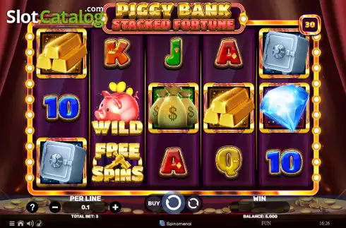 Скрин2. Piggy Bank Stacked Fortune слот