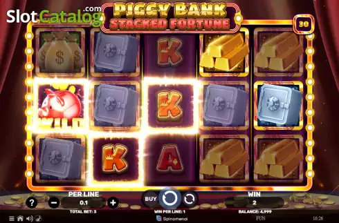 Скрин3. Piggy Bank Stacked Fortune слот
