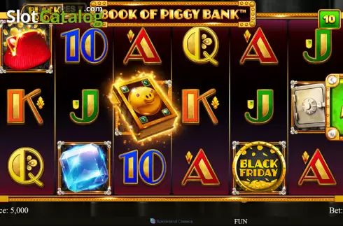 Скрин2. Book of Piggy Bank - Black Friday слот
