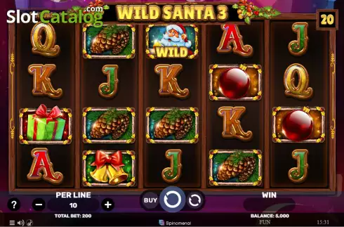 Скрин2. Wild Santa 3 слот