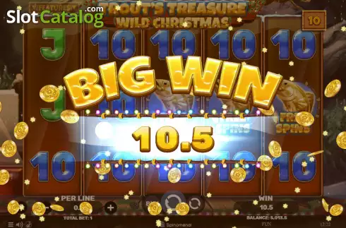 Скрин4. Trout's Treasure - Wild Christmas слот