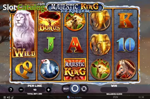 Скрин2. Majestic King - Ice Kingdom слот