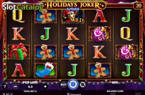 Скрин2. Holidays Joker - Xmas слот