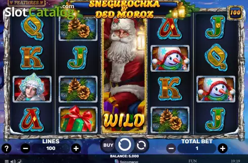Скрин2. Snegurochka and Ded Moroz слот