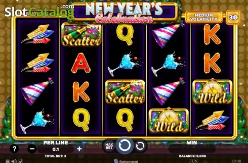 Скрин2. New Year's Celebration слот