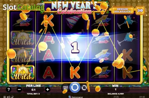 Скрин3. New Year's Celebration слот