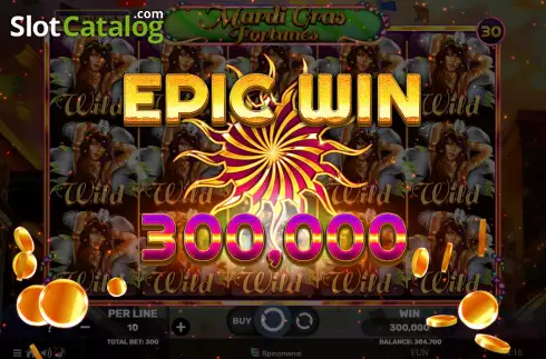 Скрин3. Mardi Gras Fortunes слот