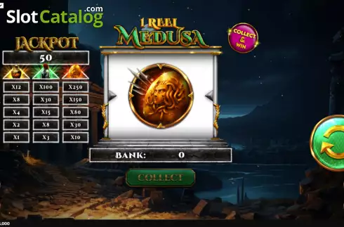 Скрин2. 1 Reel Medusa слот