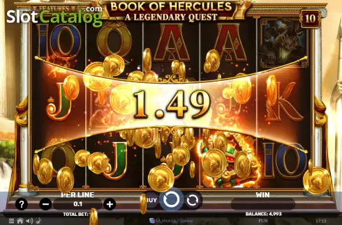 Скрин3. Book of Hercules - A Legendary Quest слот