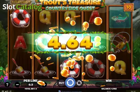 Скрин3. Trout's Treasure Countryside Quest слот