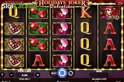 Скрин2. Holidays Joker - Valentines слот