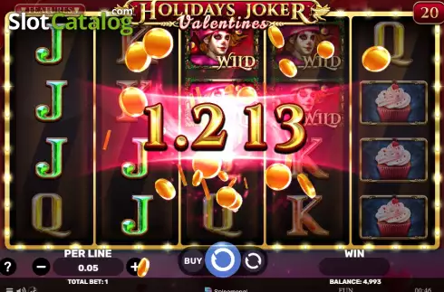 Скрин3. Holidays Joker - Valentines слот
