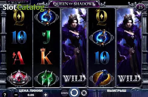 Скрин2. Queen of Shadows слот