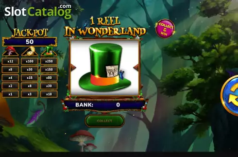 Скрин2. 1 Reel In Wonderland слот