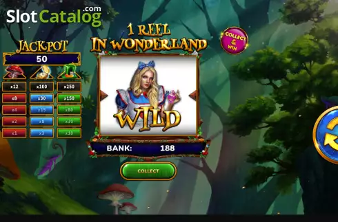 Скрин3. 1 Reel In Wonderland слот