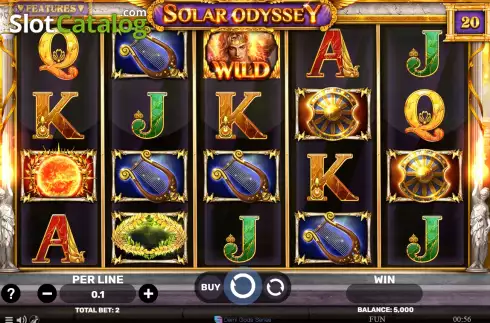 Скрин2. Solar Odyssey слот