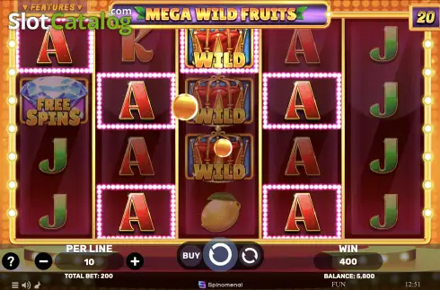 Скрин4. Mega Wild Fruits слот