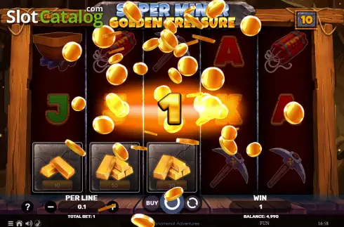 Скрин3. Super Miner - Golden Treasure слот