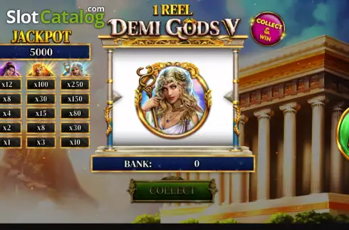 Скрин2. 1 Reel - Demi Gods V слот