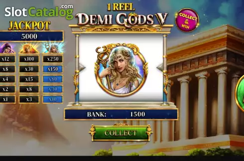 Скрин3. 1 Reel - Demi Gods V слот
