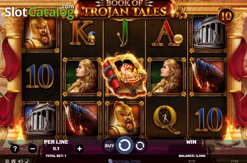 Скрин2. Book of Trojan Tales слот