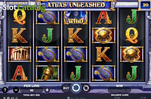 Скрин2. Atlas Unleashed слот