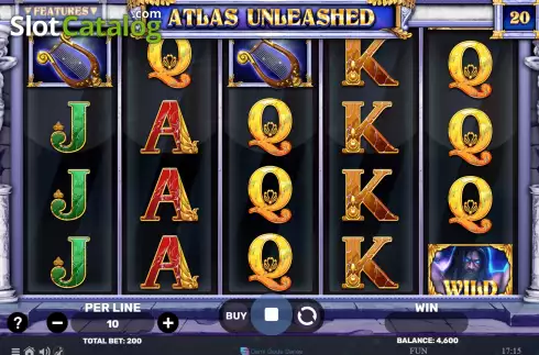 Скрин3. Atlas Unleashed слот