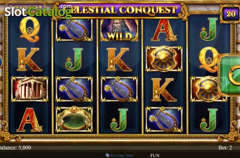 Скрин2. Celestial Conquest слот
