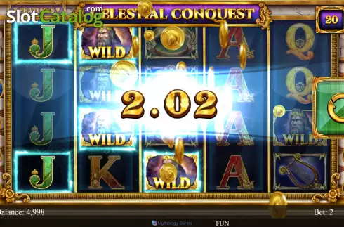 Скрин3. Celestial Conquest слот