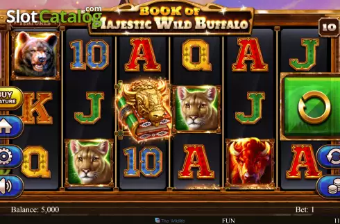 Скрин2. Book of Majestic Wild Buffalo слот