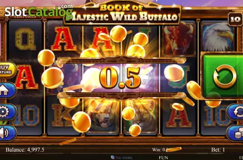 Скрин3. Book of Majestic Wild Buffalo слот