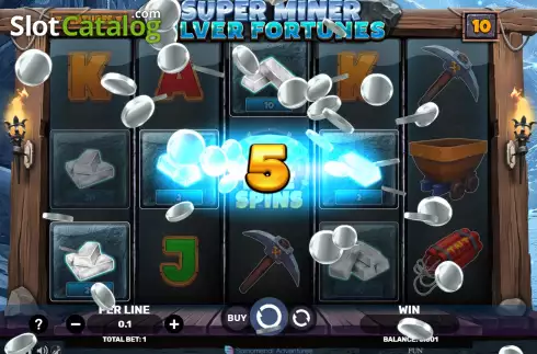 Скрин3. Super Miner Silver Fortunes слот