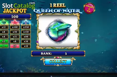 Скрин2. 1 Reel Queen of Water слот
