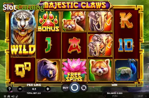 Скрин2. Majestic Claws слот
