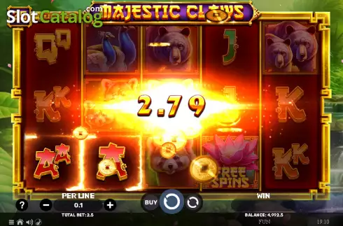 Скрин3. Majestic Claws слот