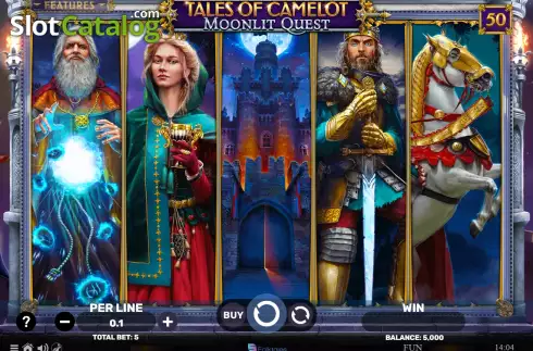 Скрин2. Tales of Camelot - Moonlit Quest слот
