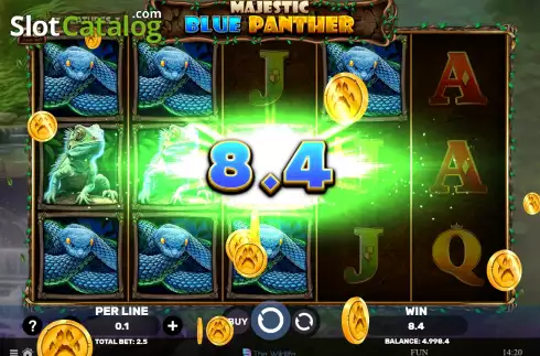 Скрин3. Majestic Blue Panther слот