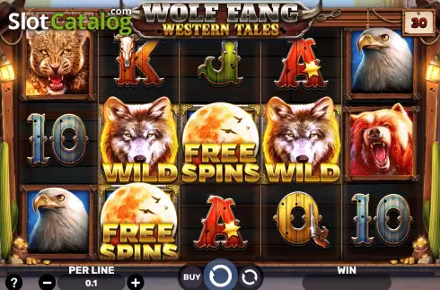 Скрин2. Wolf Fang - Western Tales слот