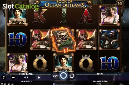 Скрин2. Book of Ocean Outlaws слот