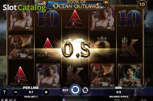 Скрин3. Book of Ocean Outlaws слот